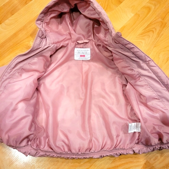 The Children's Place Toddler Puffer Coat Pink Size 2T - Picture 6 of 9